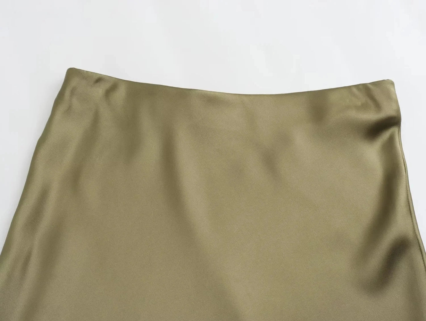 HH Skirts For Women 2024 Summer Solid Satin Sheath Long Skirt Female Show Curve Beach Outfits For Woman Mermaid Skirts