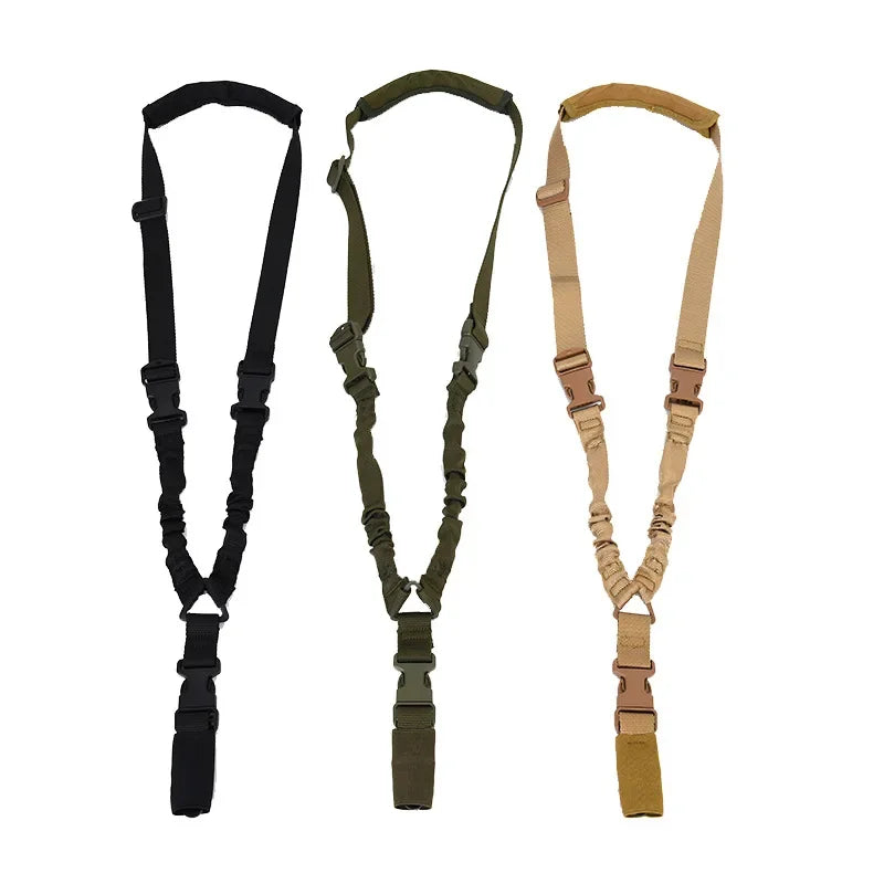 Belt Gear Single Point  Sling Shoulder Strap Rope Belt with Metal Buckle Accessories