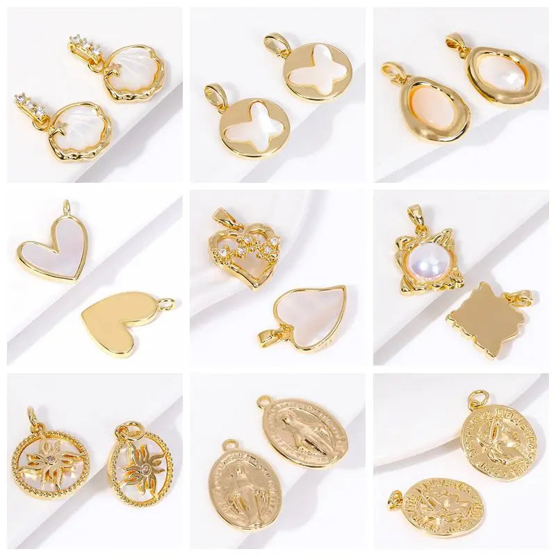 Wholesale 18K Gold Plated Brass 6/8/10/12MM Round Twist Closed Ring Connectors Accessories For DIY Jewelry Making Supplies