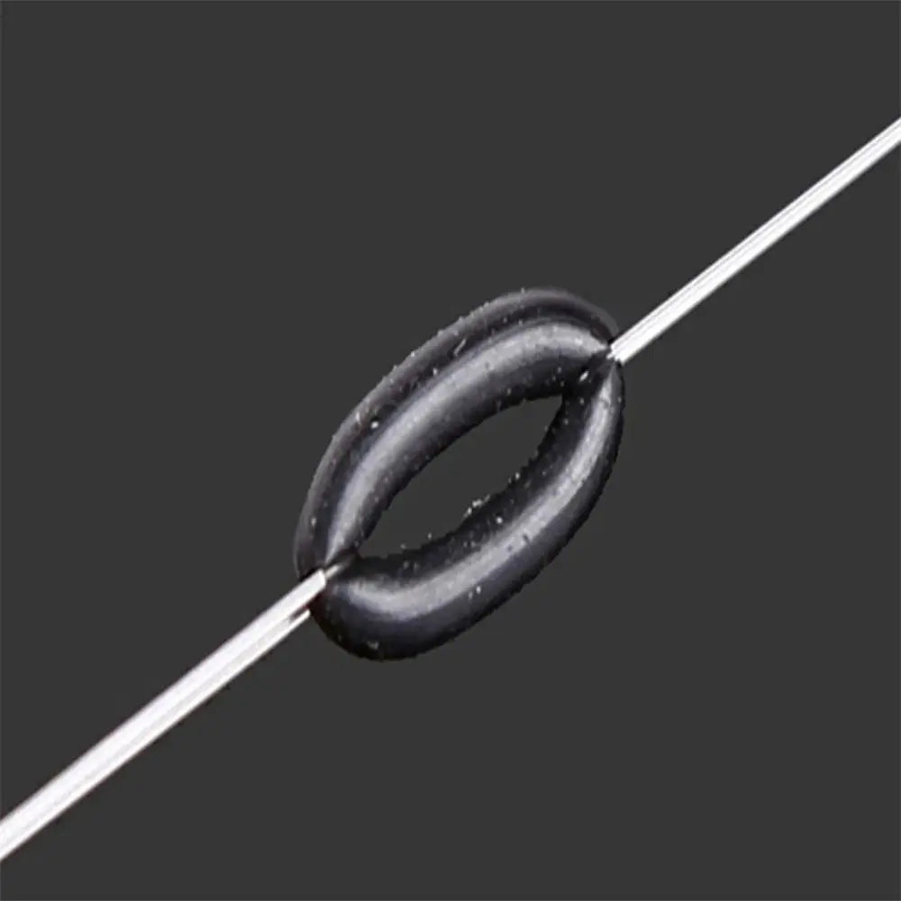 Rubber Rings Fishing O Rings Strong Elasticity Fishing Connector Round Rig Ring Light Weight Bait Rings Fishing Round Ring