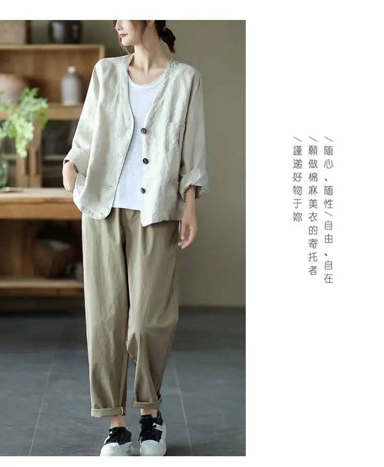Jackets Women Retro Loose Design All-match Korean Style Leisure Minimalist Pure Female Popular Classic Basic Autumn Streetwear