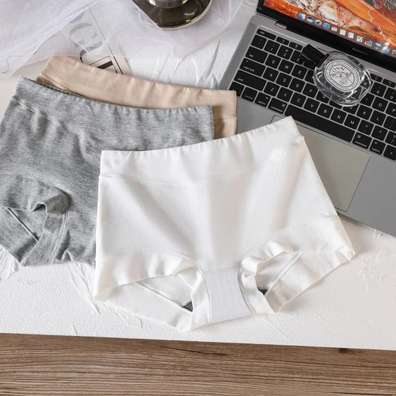 Women's Panties Fully Surrounded Comfortable Antibacterial Crotch Traceless Pure Cotton High Elasticity Breathable Underpants
