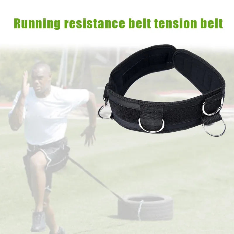 Training Belt with Elastic Rope Five Hooks for Track Field Training Running Equipment Track Training .Running Training Belt