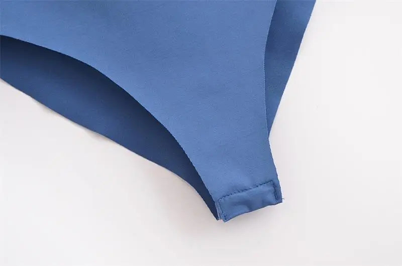 Bodysuits Summer Women's 2025 New Elastic Tight-Fitting Jumpsuit Chic Elegant Holiday Women Bodysuits Fashion Youth Jumpsuit