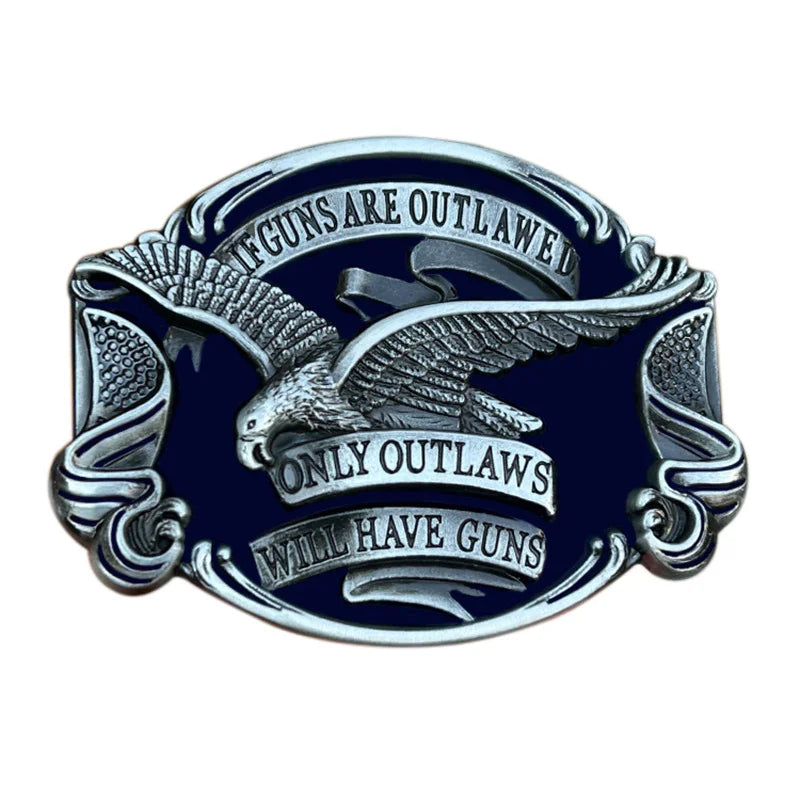 Eagle belt buckle Retro casual Western cowboy belt buckle