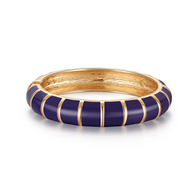 Multicolor Enamel Metal Bangles For Women New Designed Fashion Trendy Jewelry Accessories Gifts Bohemia Fancy Styles Bijoux