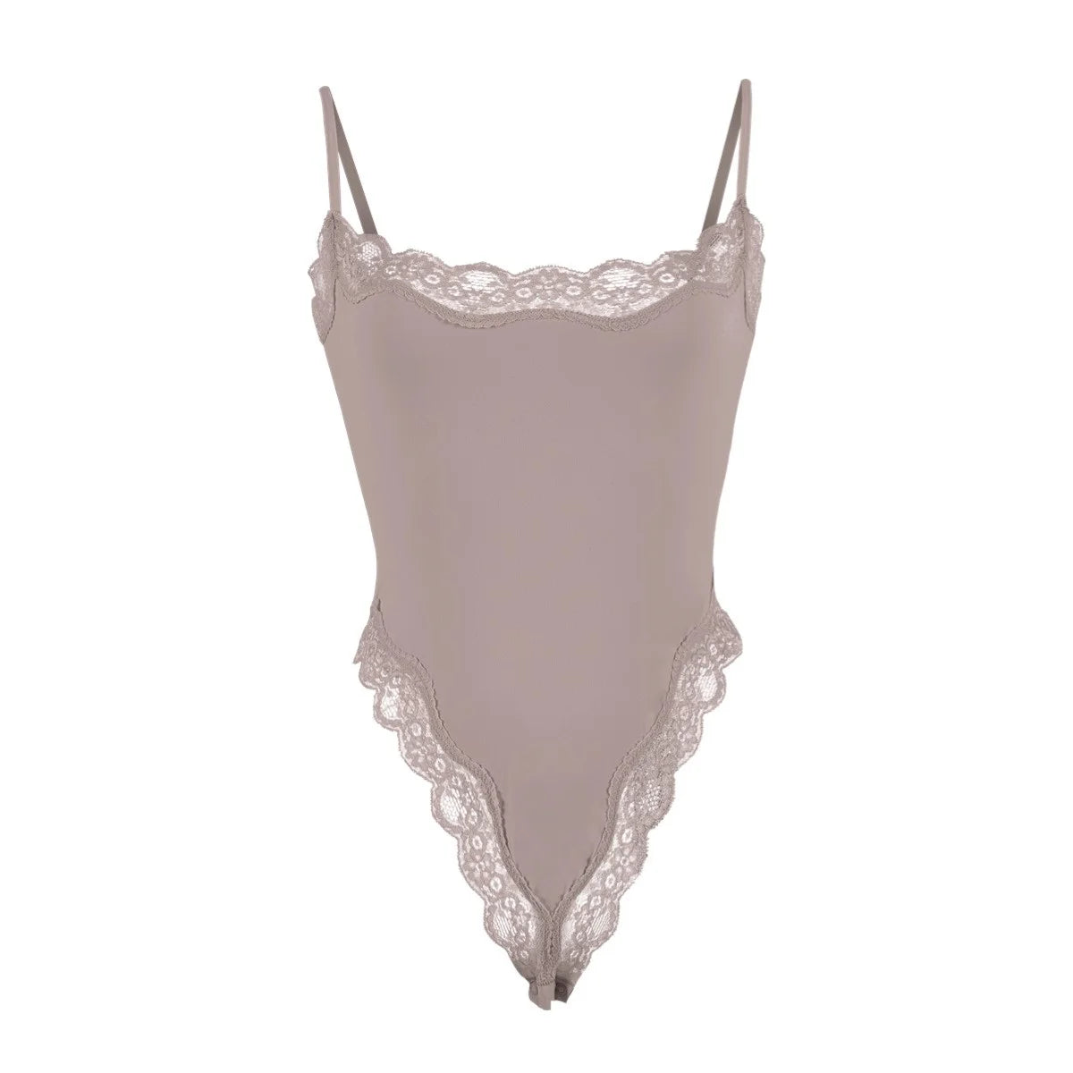 Women Lace Bodysuit Sexy Square Neck Sleeveless Cami High Leg Thong Bodysuit Body Suits Tank Tops Leotard Going Out