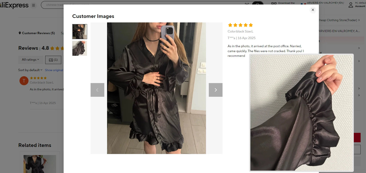 Women Sleeping Robes Silky Sleepwear Ruffle Lace Up Lady Sleeping Gown Smooth Surface Women Nightdress Sleeping Clothes