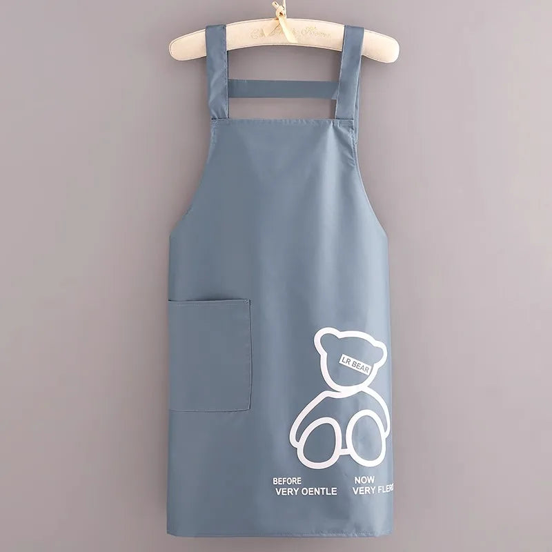 Cooking Aprons Kitchen Apron For Woman Men Chef Waiter Cafe Shop BBQ Hairdresser Aprons Bibs Kitchen Accessories