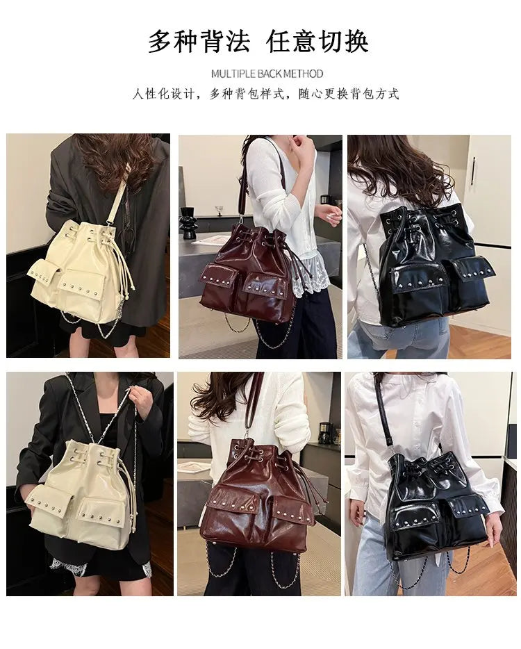 Women's Hand Bag With Elegant Classic Style And Premium Leather Featuring Trendy Design For Commute