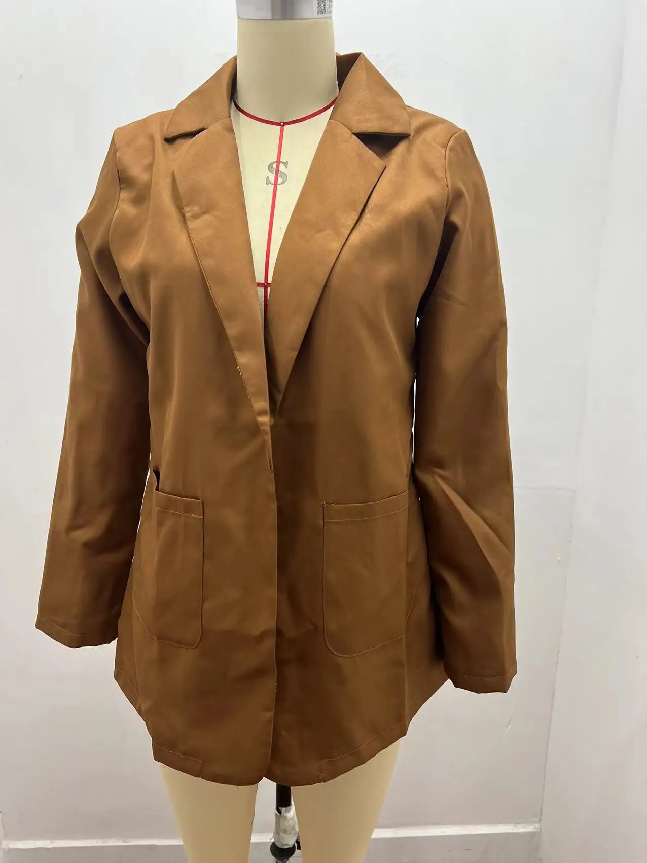 Blazer Women 2025 New Ladies Professional Office Lapel Cardigan Temperament ropa mujer Suit Jacket Casual Lady coat Solid coats