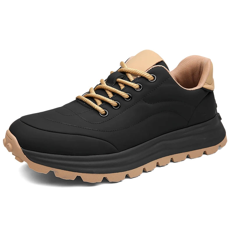 2025 New High-Quality Casual Sports Shoes With Breathable Leather Surface Anti Slip Soft Sole Round Toe Sports Shoes 38-44