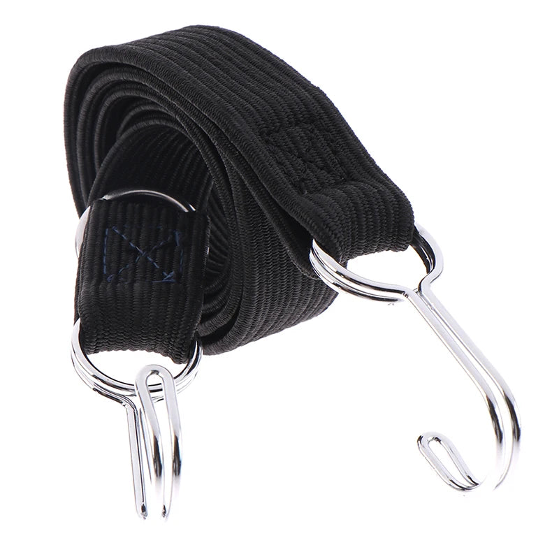 Motorcycle Elastic Belt Rubber Strap Elasticated Luggage Roof Rack Tension belt Portable Fixed Band Hook Bike Bicycle Accessory