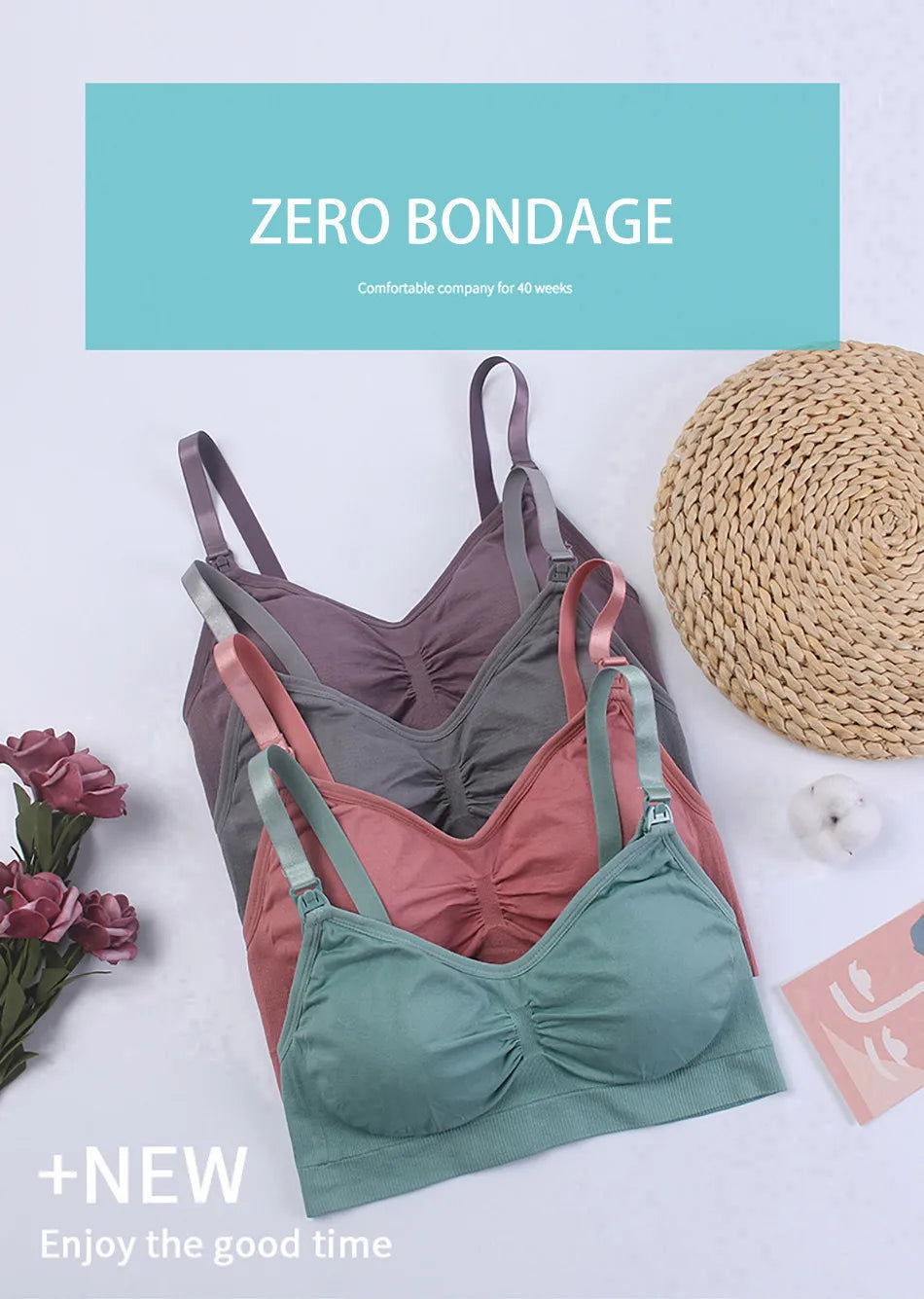 Maternity Underwear without Underwire Nursing Bra Pregnancy Clothing Anti Sagging Breastfeeding Women Breathable lactancia Bras