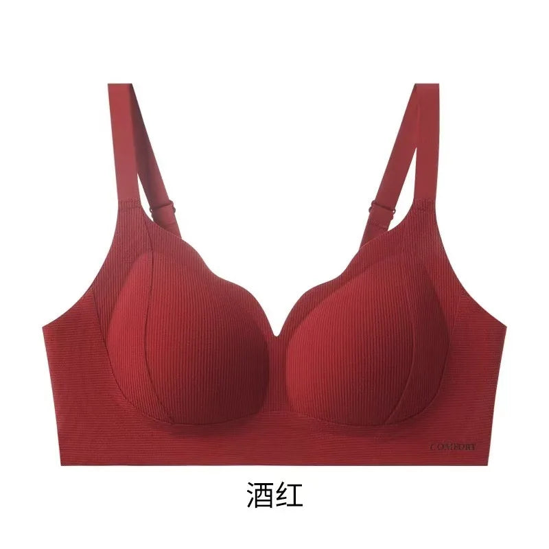 Wireless Lightly Lined Bra for Women Small Bust Support Anti Sagging Flexible Comfort Everyday Wear Enhancement S-XL BANERDANNI