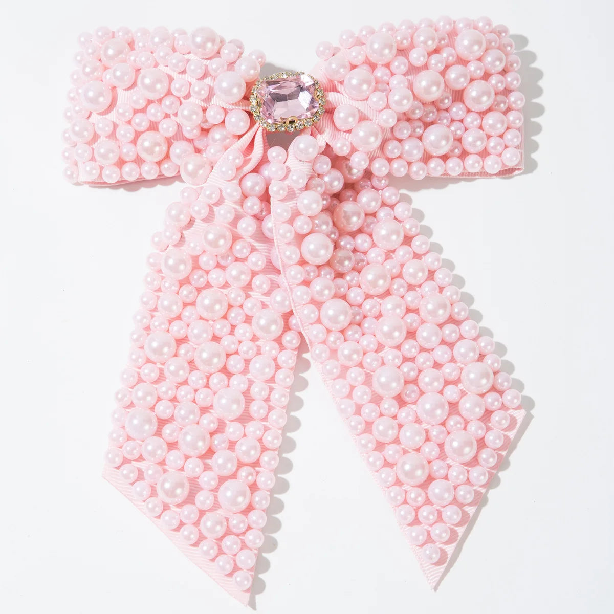 Bridal Bow Hair Clips Heavy Beading Fashion Spring Clip Beautiful Women’s Hair Accessories Elegant Wedding Gift Hair Accessory