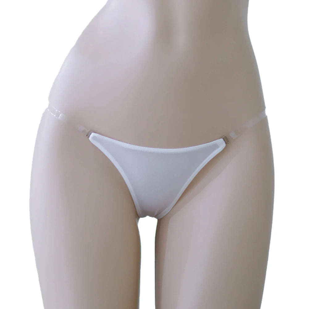 Sexy Women See-Through Panties Low-Rise G-string Thongs Seamless Lingerie Transparent Sensual Female Underwear Underpants