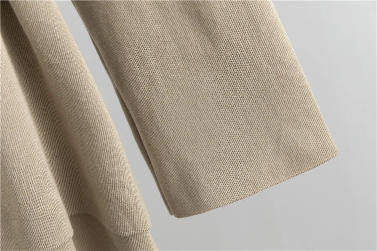 Women's suit Knitted 2 pieces Set Tracksuits Women Thick Casual Loose Sweater+Ankle-Length Pants Warm Suits Fashion Autumn 2025