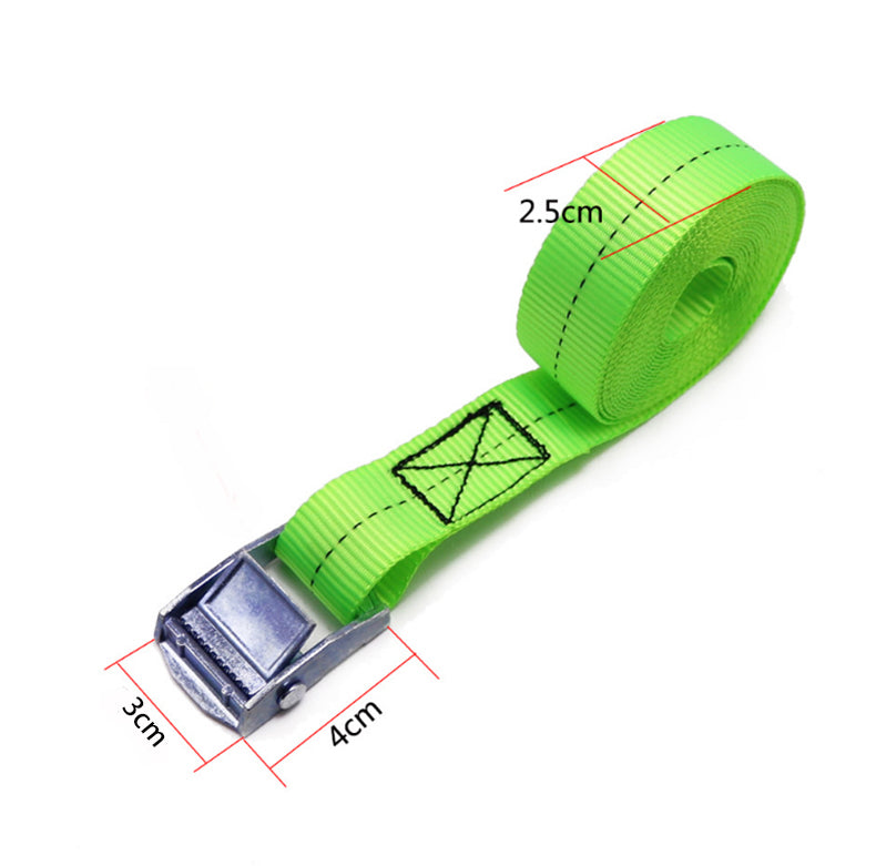 motorcycle bike Strong Buckle Tie Down Belt cargo straps With Metal Buckle Tow for Luggage Bag Rope Ratchet Belt
