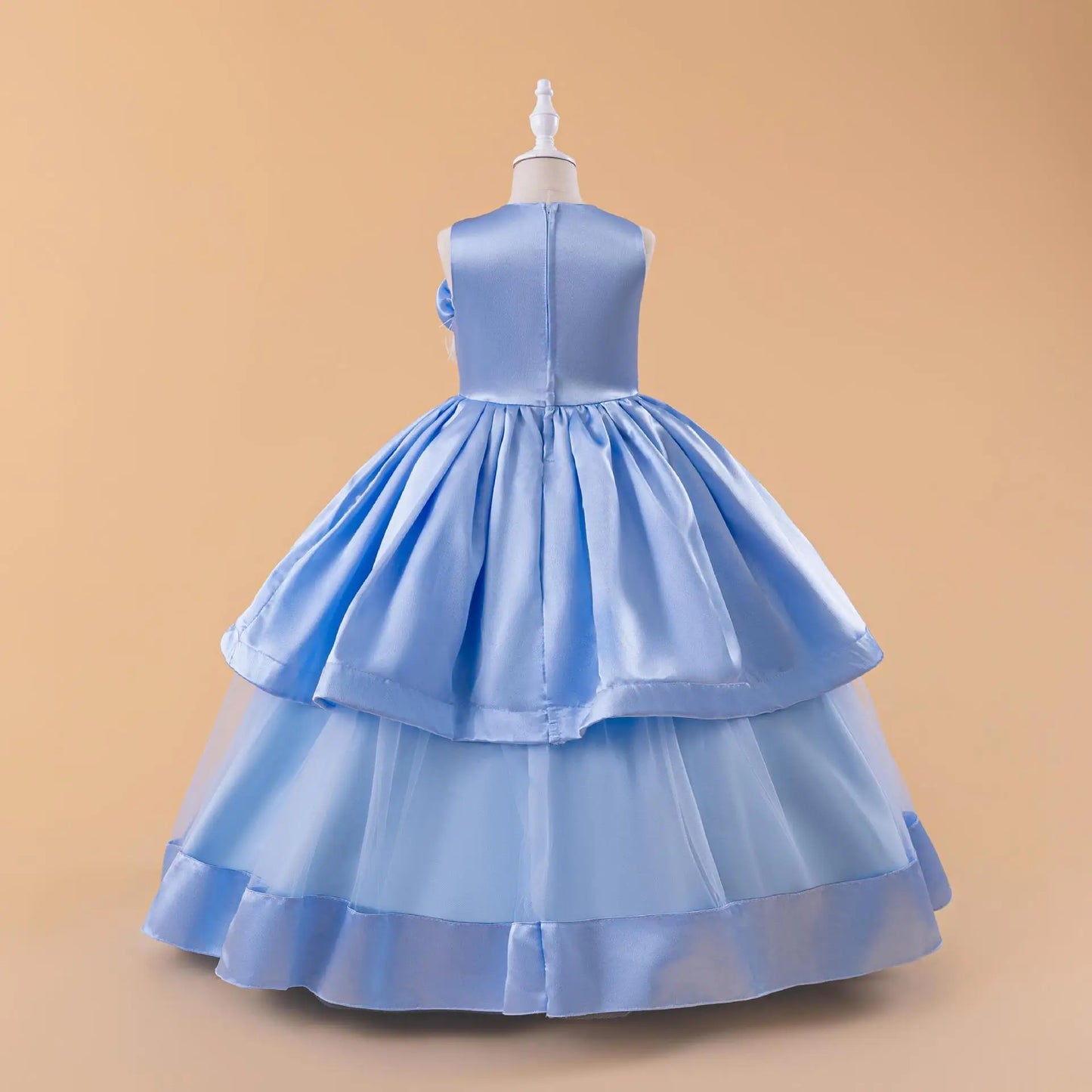 Children's Evening Gowns Flower Girl Gowns Long Dress Girls Hosting Party Birthday Gowns