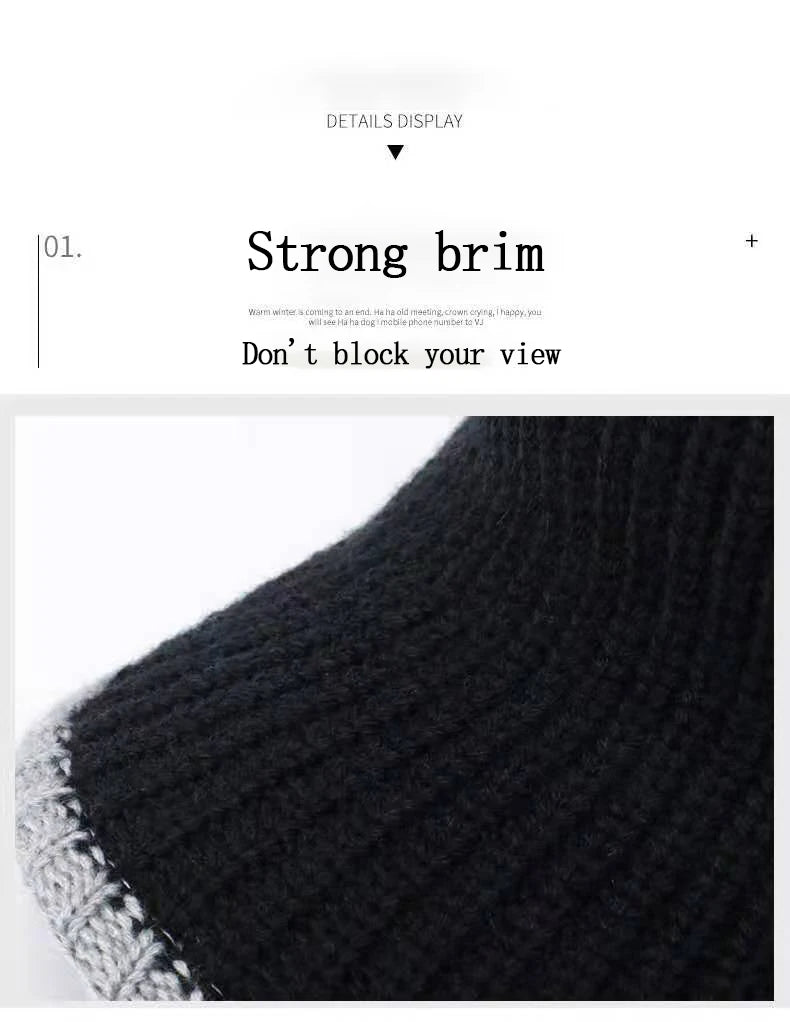 Hats For Women Autumn Winter Sports Empty Top Caps Female Knitted Warm Baseball Cap Fashion Running Golf Sun Hat