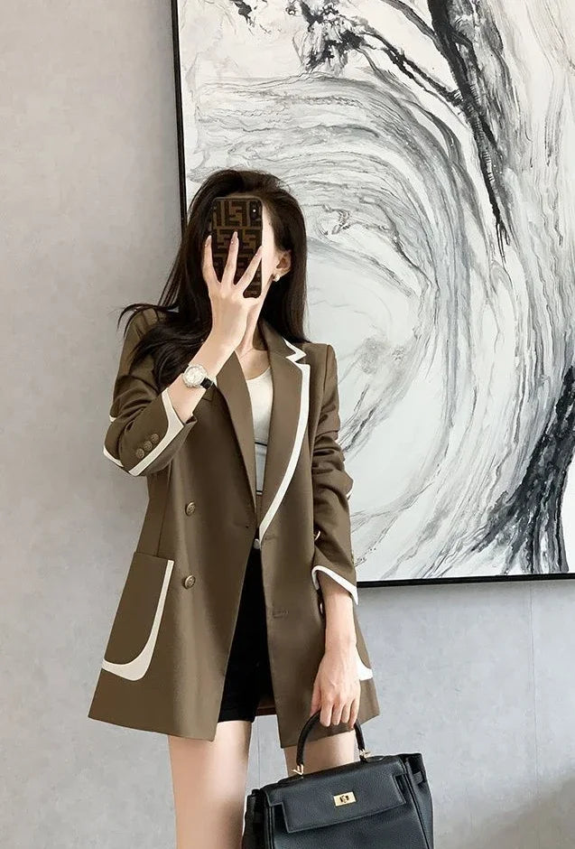 Outerwears High Quality Spring Autumn Coats for Women 2025 New Arrivals Blazer Woman In Promotion Elegant and Youth Deals Jacket