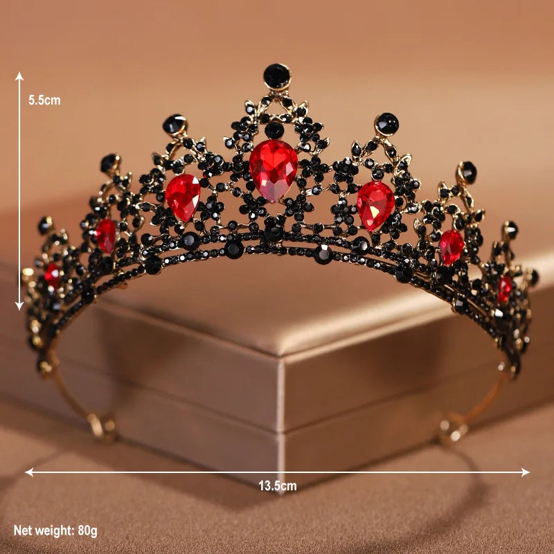 24 colors Bridal Headwear Full Of Sweet Atmosphere Baroque Gold-colour Ladies' Tiaras For Wedding Bride
