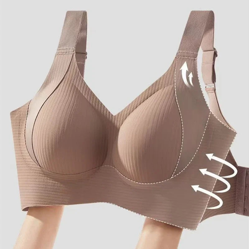 Adjustable Women's Bra for Large Breasts Trace-Free Comfort No Steel Rings Bras Underwear for Women Ropa Interior De Mujer