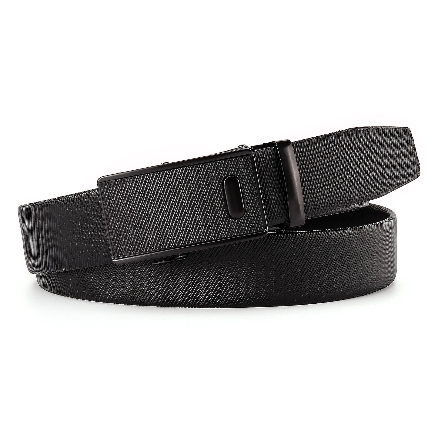 Men's fashion belt, durable for work, business and daily commuting. Automatic buckle, a great gift. S design.