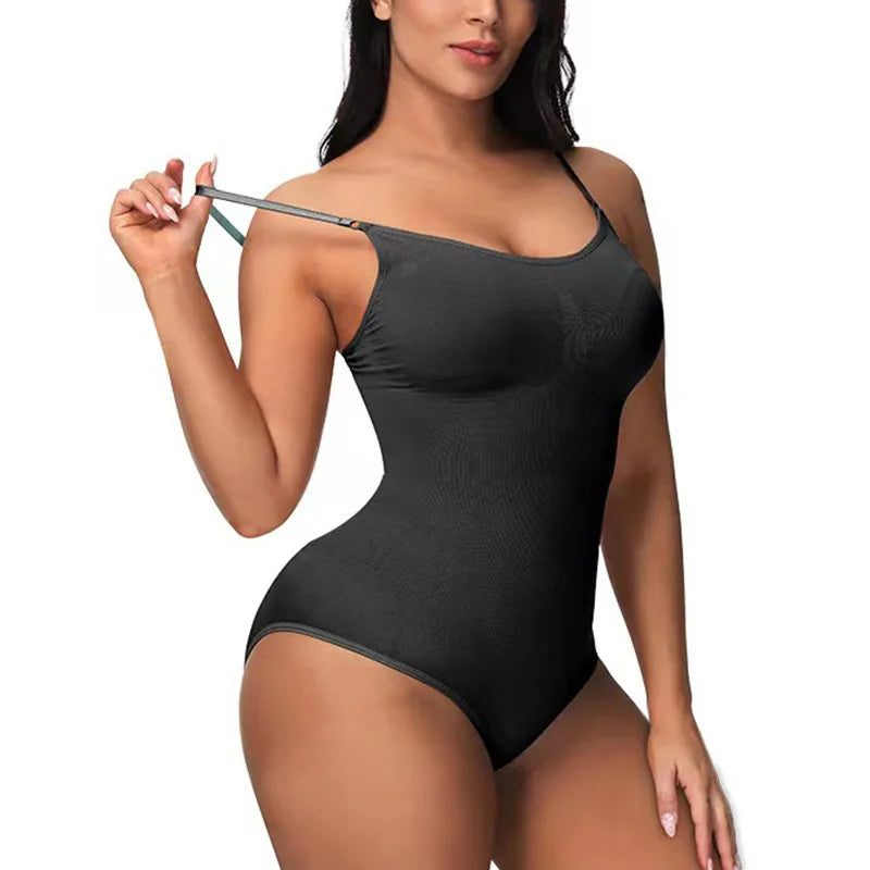 High Quality Elastic Bodysuit for Women Tummy Control Shapewear Seamless Sculpting Thong Body Shaper Slimmer Slimming Tank Top