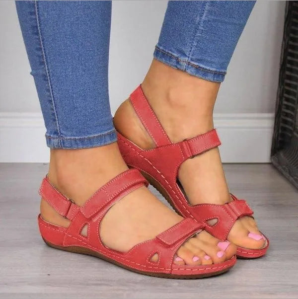 2025 NEW Sandals  Women Summer Open Toe Comfy Super Soft Premium Orthopedic Low Heels Walking Sandals Fashion Sandals