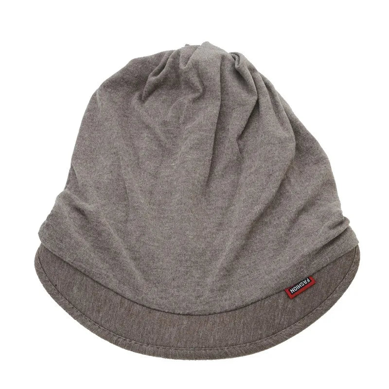 Knitted Hat Women's Autumn And Winter Head Cap Fashion Solid Color Outdoor Windproof Keep Warm Thicken Knitted Hats