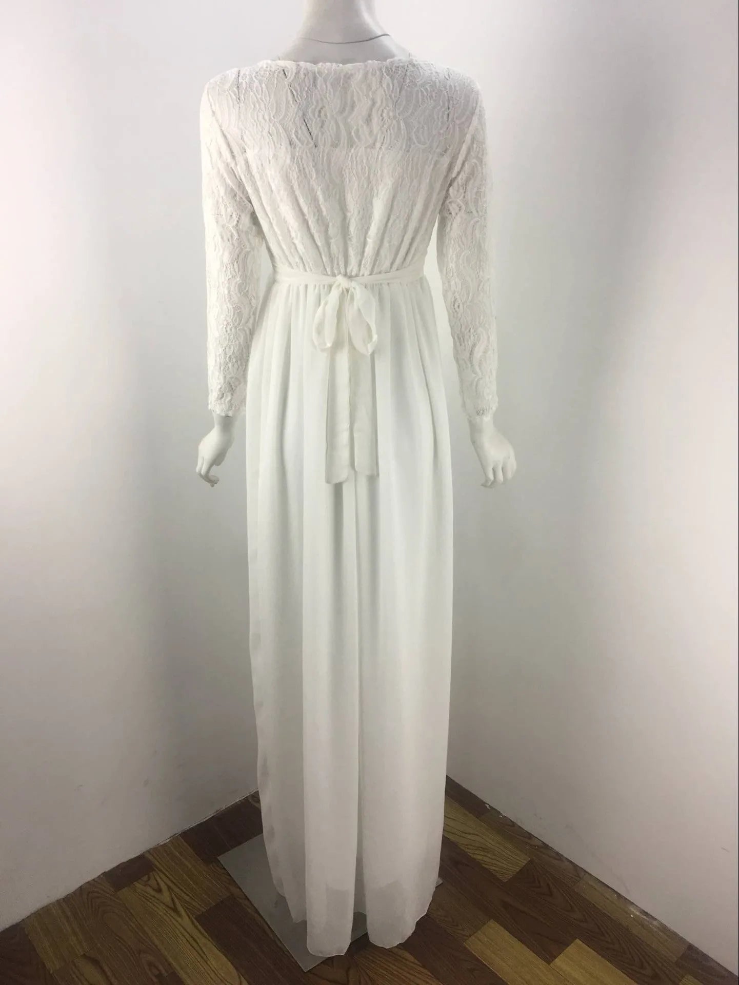 Maternity Dresses Photoshoot Lace Long Sleeve Dress For Pregnant Women Maternity Dress Baby Shower Dress For Evening Party Gown