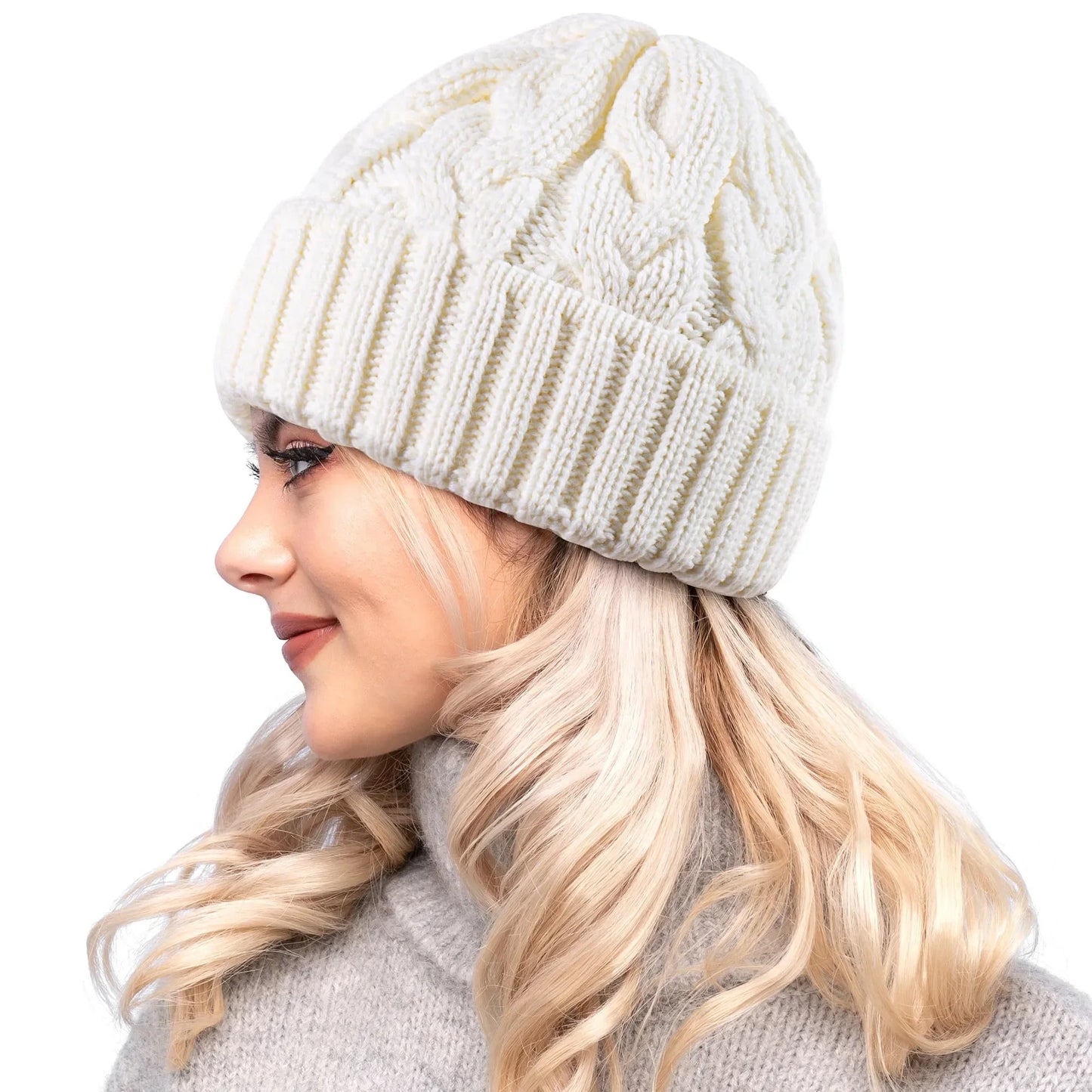 Winter Women Hat 2025 New Autumn Handmade Female Warm Cap Knitted Beanie Girl Hats Woman Bonnet Femme Chunky Thick Stretchy Hats