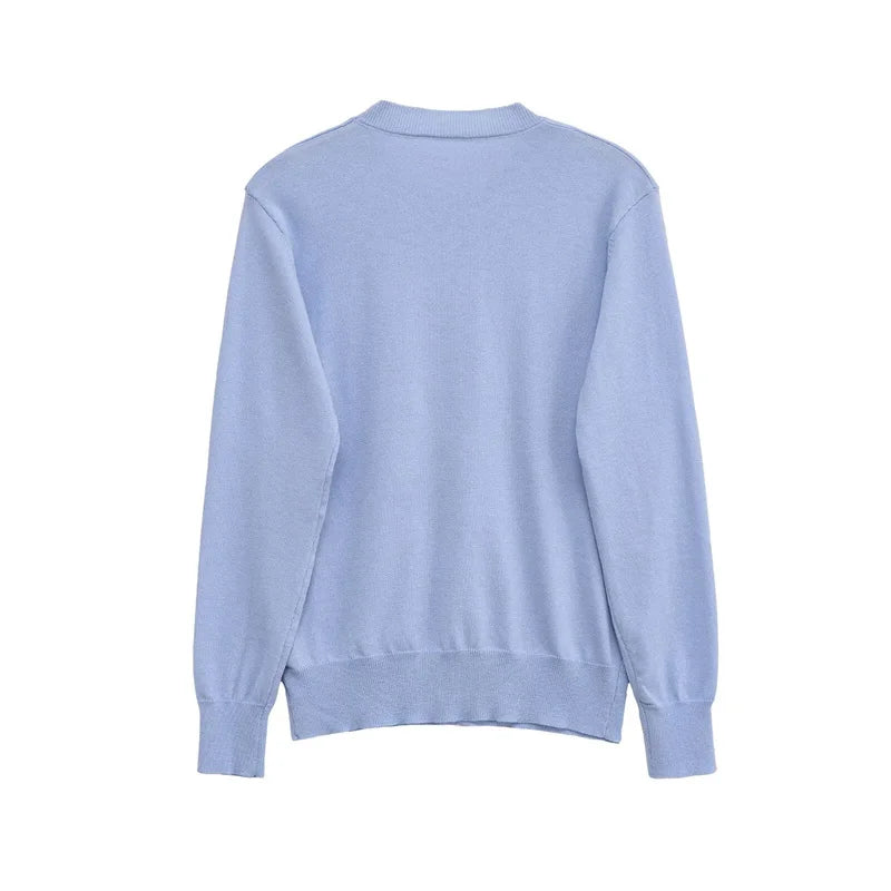 Women's knitted sweater  new long sleeve super soft wool knit sweater  autumn winter casual top
