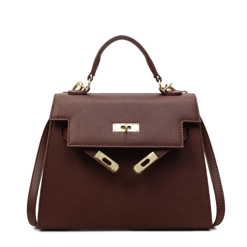 Stylish High-End Minimalist Handbag For Women Featuring Trendy Design And Large Capacity Solid Color Crossbody Bag Luxury