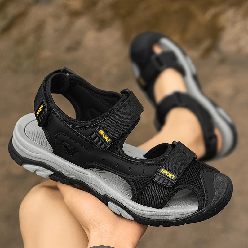 Baotou beach shoes, sandals, trendy shoes, sports outdoor slippers, versatile, non-slip and wear-resistant