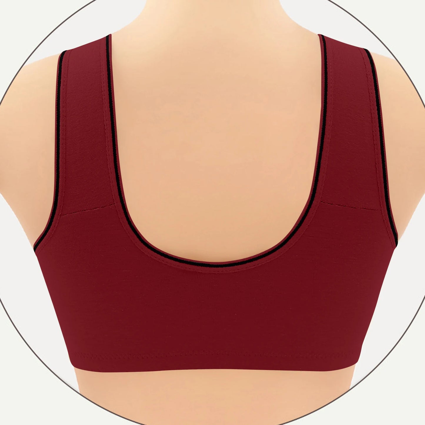 Women'S Front-Clasp Bra Printed Bra Pattern Vest-Style Design Comfortable Without Underwire Suitable Daily Wear All Seasons Home
