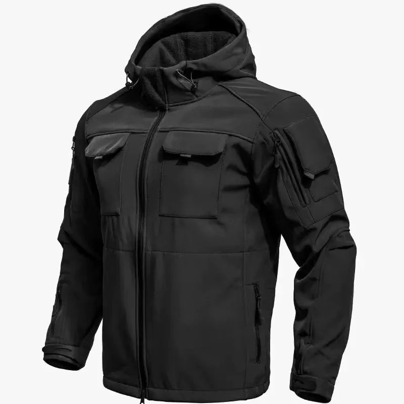 Tactical Military Men Winter Autumn Fleece Waterproof Jackets Sports Hiking Camping Climbing Outdoor Hooded Coat Hunting Combat