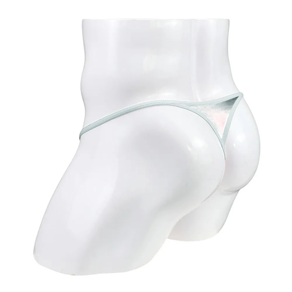 Panties Men Briefs All Seasons Male Penis Sleev Pouch T-back Thong Underpants Bikini Breathable G-string Hollow