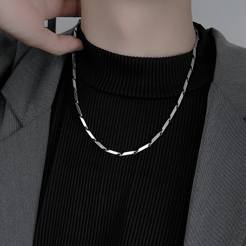 Athleisure Style Necklace Lightweight Nylon Cord Collarbone Chain Adjustable Length Easy-Match for Sportswear Casual Daily Wear