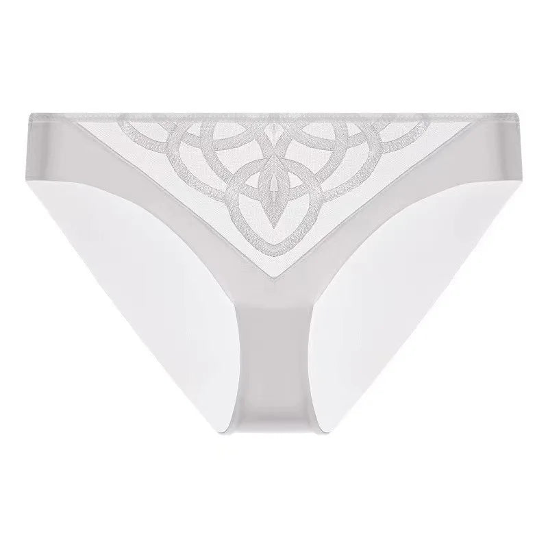 Women's Sexy Underwear Bra Female Hollow Out Thin Cotton Rabbit Ear Cup Soft Breathable Gathering Lace Large-sized Bra Everyday
