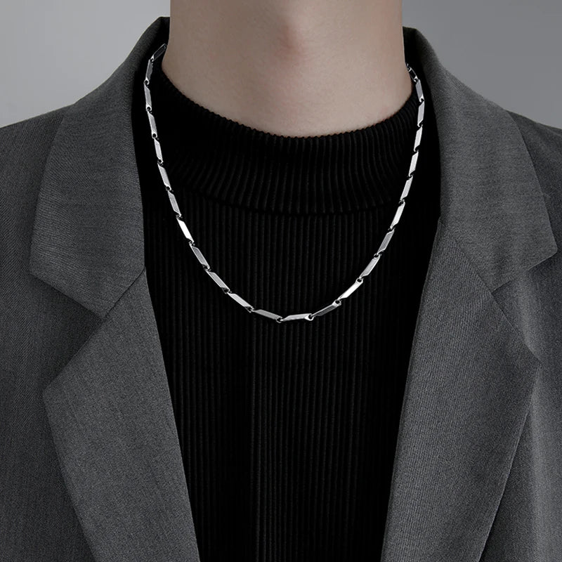 Athleisure Style Necklace Lightweight Nylon Cord Collarbone Chain Adjustable Length Easy-Match for Sportswear Casual Daily Wear