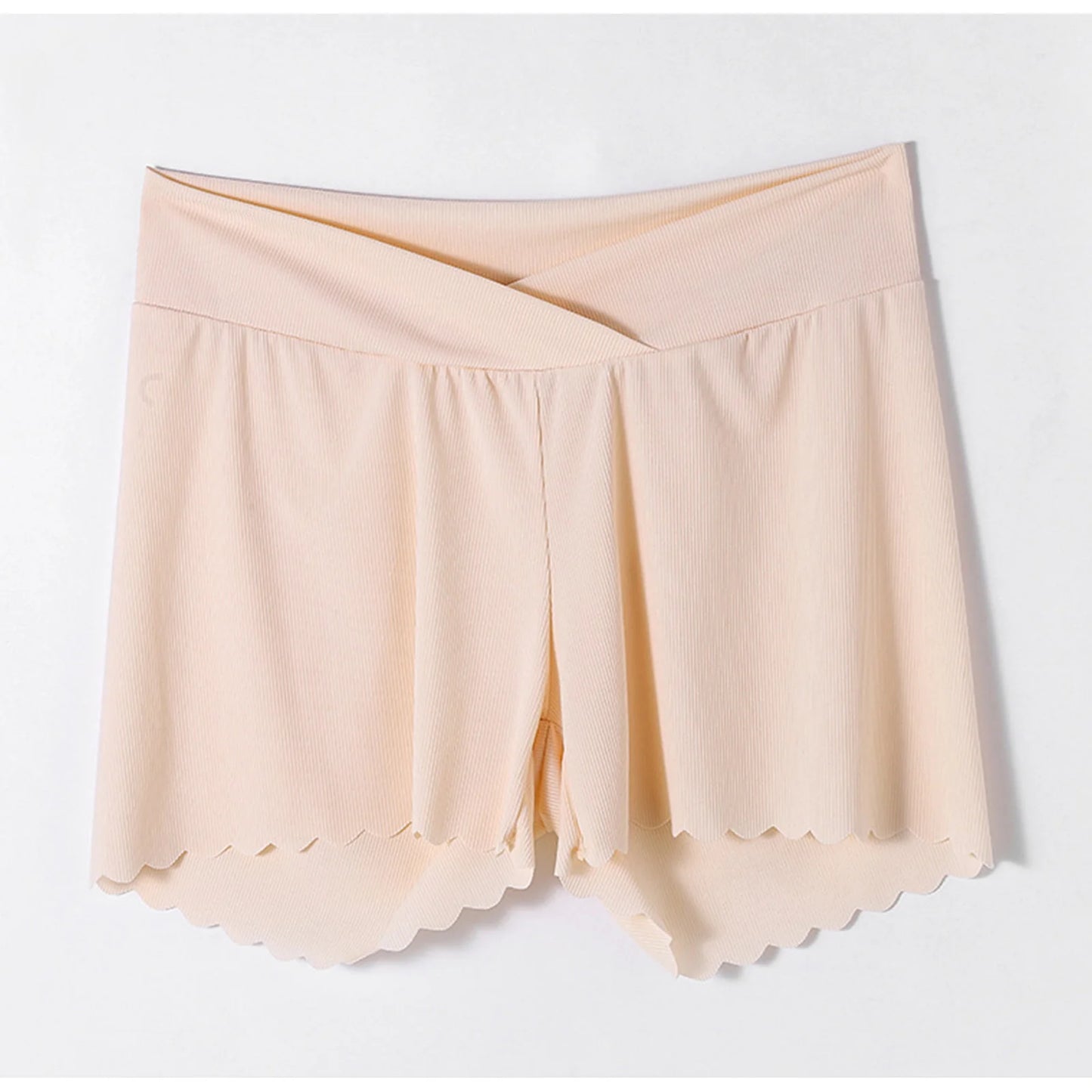 Maternity Summer Thin Low Waist Shorts Dress Skirt Leggings Anti-emptied Safety Pants Pregnant Women Solid Color Underwear