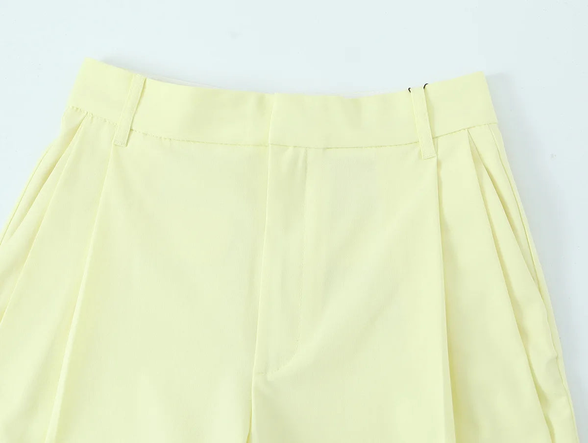 Wide pants suits Women's two-piece suits Camisole and camisole Women's two-piece suits Off-shoulder tops and bottoms suits