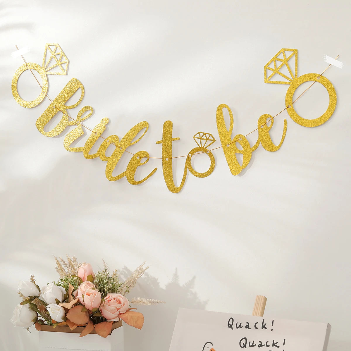 1PC Bride to be Banner Single Party Engagement Bride Banner Decoration