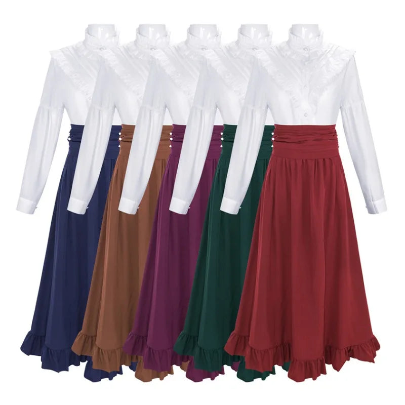 19th Century Victorian Women's Dresses Classic Two-piece Renaissance Dresses Women's Stage Performance Costumes