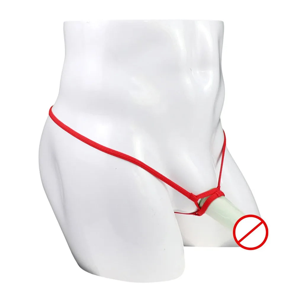 Panties Men Briefs All Seasons Male Pouch Stretchy T-back Underpants Underwear Bikini Breathable Cotton Hollow