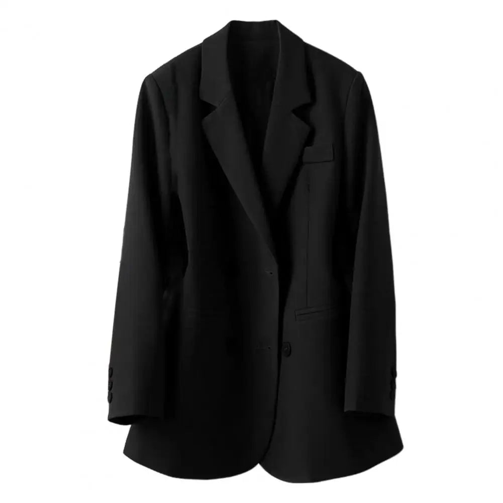 Women Suit Coat Women Suit Coat Elegant Lapel Double Breasted Suit Jacket for Women Stylish Office Lady Coat with Pockets Solid