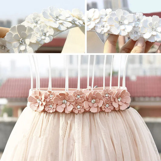 Belt For Women Lady 2023 Fashion Flower Elastic Stretch Waist Belt Wide Elasticated Waistbands Girls Dress Accessories